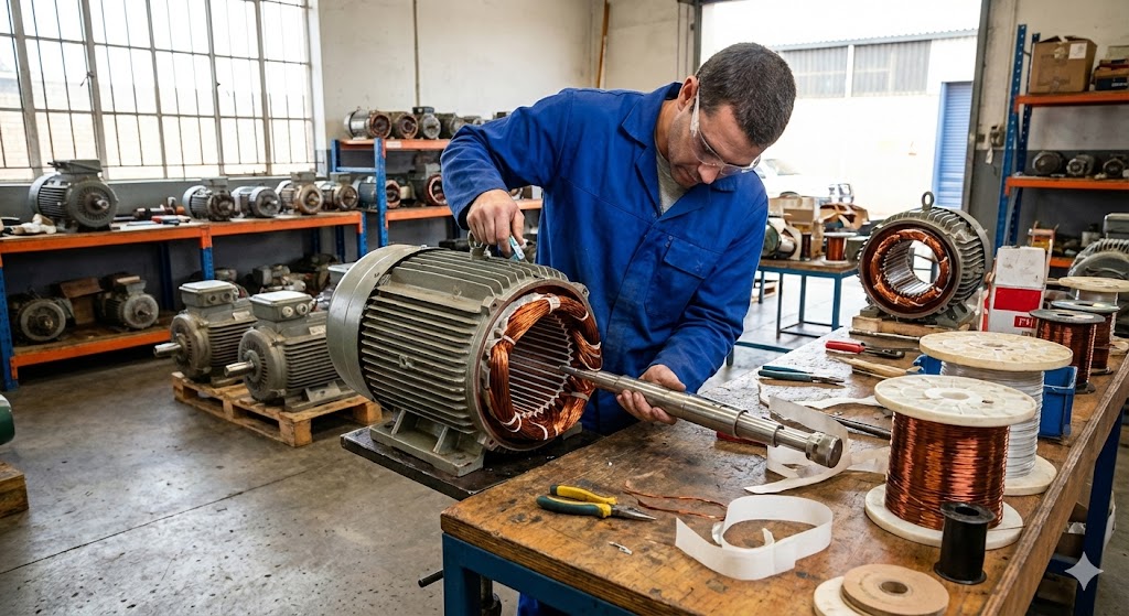 Rebobinamento De Motores Elétricos