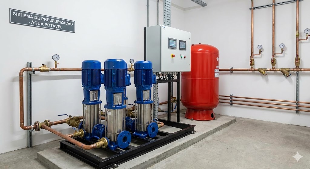 Sistema De Pressurização De Água